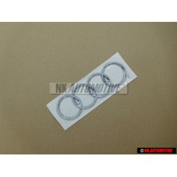 Audi Original Anillos Trasero Simbolo Insignia Emblema Cromo - 8E9853742 2ZZ