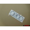 Audi Original Anillos Trasero Simbolo Insignia Emblema Cromo - 8E9853742 2ZZ