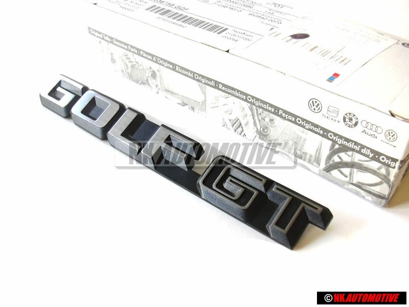 VW Original GOLF GT Trasero Rotulo Insignia Emblema - 191853687H GX2