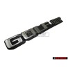 VW Original GOLF GT Trasero Rotulo Insignia Emblema - 191853687H GX2