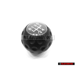 VW Original Pomo Palanca Cambio Negro Satinado - 171711141E 01C
