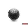 VW Original Pomo Palanca Cambio Negro Satinado - 171711141E 01C