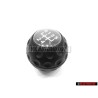 VW Original Pomo Palanca Cambio Negro Satinado - 171711141E 01C