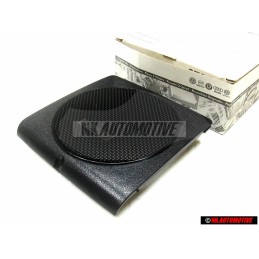 VW Original Recubrimiento Altavoz Negro Satinado - 191867149 LN8
