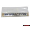VW Original BLUE MOTION Trasero Rotulo Insignia Emblema Cromo - 3C0853675AJWWS