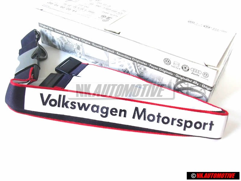 VW Original Portallaves Azul/Blanco - 1KV087610 287