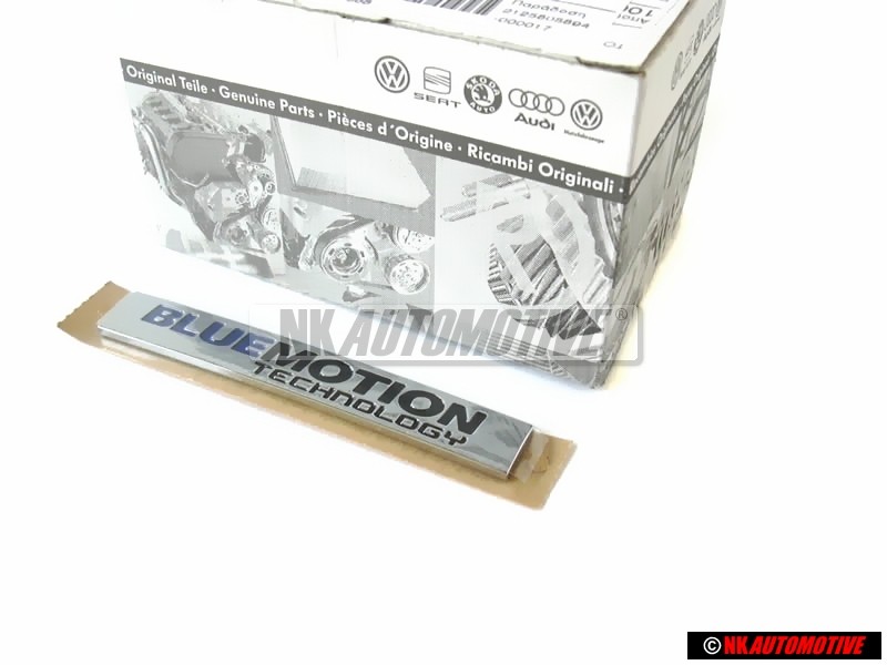 VW Original BLUE MOTION Trasero Rotulo Insignia Emblema - 5K0853675BCWWS
