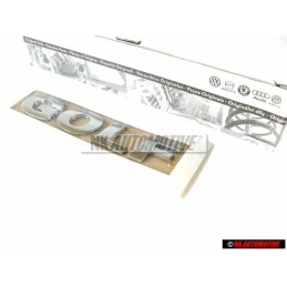 VW Original GOLF Trasero Rotulo Insignia Emblema Cromo - 5K0853687A 739