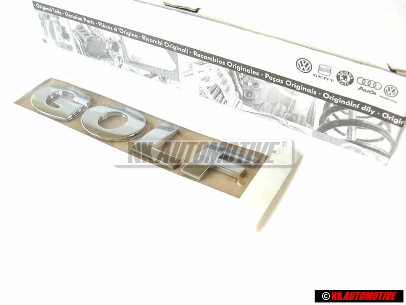 VW Original GOLF Trasero Rotulo Insignia Emblema Cromo - 5K0853687A 739