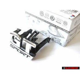 VW Original GT SPORT Frente Rotulo Insignia Emblema Cromo - 1K6853679C FXC