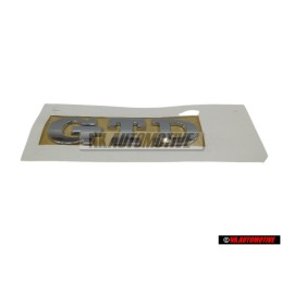 VW Original GTD Trasero Rotulo Insignia Emblema Cromo - 5K0853675T 739