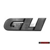 VW Original GLI Frente Rotulo Insignia Emblema Plata Cepillada - 165853679F GX2
