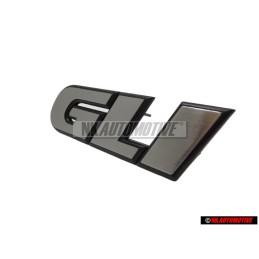 VW Original GLI Frente Rotulo Insignia Emblema Plata Cepillada - 165853679F GX2