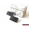 VW Original Rotulo Negro Satinado/Cromado Espec - 165853688B GX2