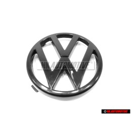 VW Original Frente Simbolo Insignia Emblema Negro - 165853601A 01C