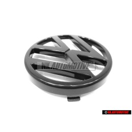 VW Original Frente Simbolo Insignia Emblema Negro - 165853601A 01C