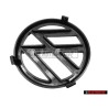 VW Original Frente Simbolo Insignia Emblema Negro - 165853601A 01C