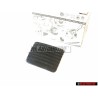 VW Original Capuchon P. Pedales Freno Y Embrague Negro Satinado - 823721173 01C