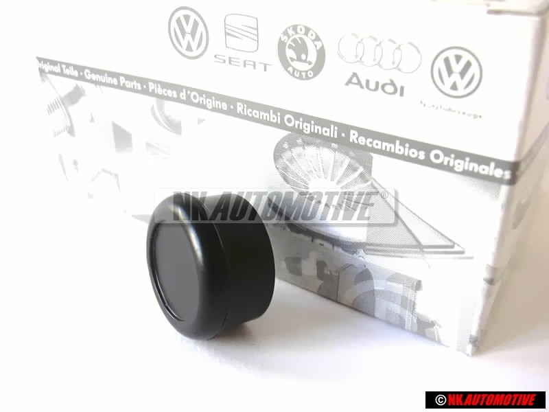 VW Original Boton Negro Satinado - 191857520A 01C