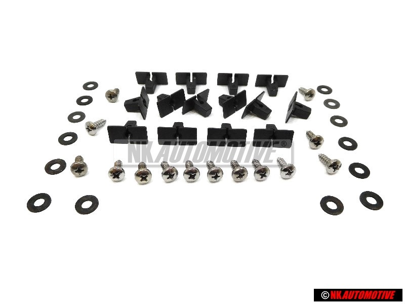 VW Original KIT de Reparación para Sill Panel Skirt Montaje - Golf MK3 Vento