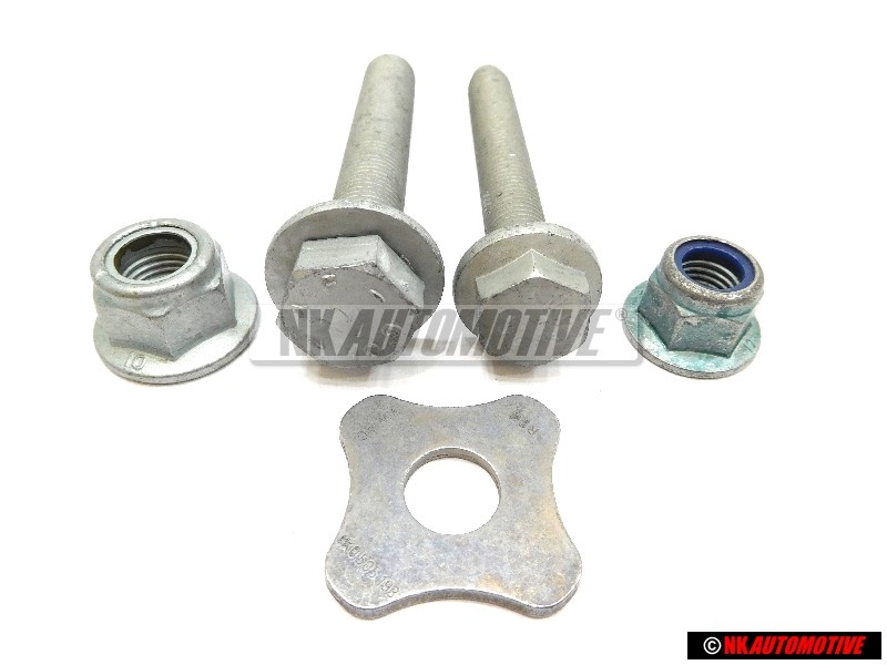 VW SET Suspensión Trasera Set Pista Tirante Brazo Pernos Tuercas - Golf MK5/6