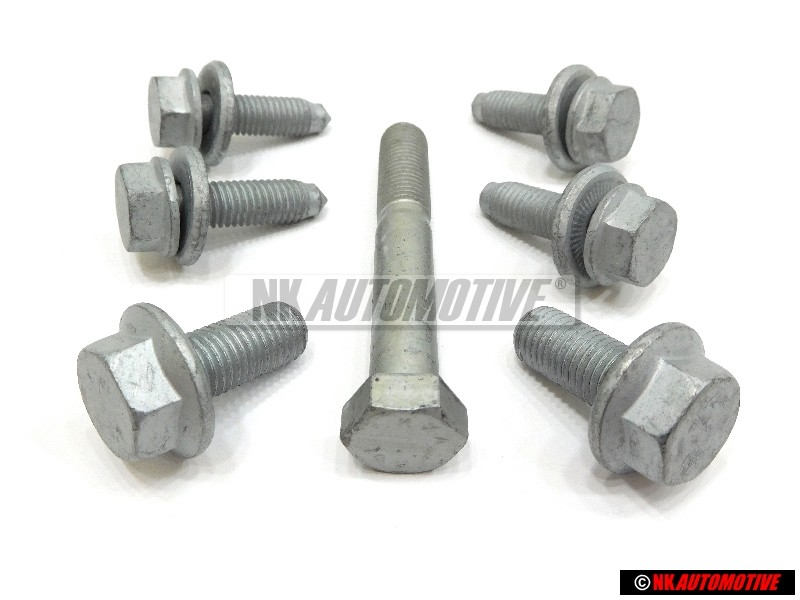 VW Original KIT de Reparación para Pernos Guía de Eje de Brazo Detrás - Golf 5/6