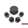 VW Original SET para 1 rueda Centre Hub Caps & Bolt Caps - Golf MK1/2 Cabriolet