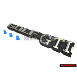 VW Original SET Golf GTI Boot Insignia con 3 Clips de Fijación - Golf MK2