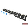 VW Original SET Golf GTI Boot Insignia con 3 Clips de Fijación - Golf MK2