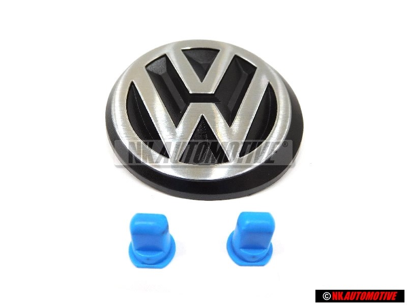 VW Original SET Emblema de la insignia de bota con clips de fijación
