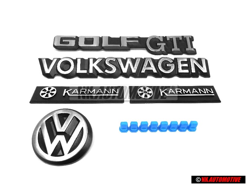 VW Original SET Trasero Rotulo Emblema - Golf Cabriolet MK1