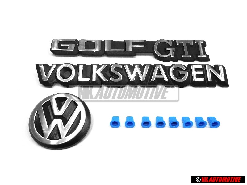 VW Original SET Trasero Rotulo Emblema - Golf Cabriolet MK1 Golf MK2