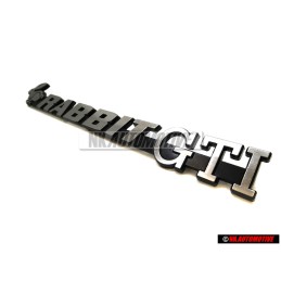 VW Classic Parts Rotulo Negro Satinado/Cromo - 171853687ALGX2