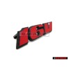VW Original 16V Frente Rotulo Insignia Emblema Rojo - 535853679A QN5