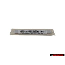 Audi Original QUATTRO Trasero Rotulo Insignia Emblema Cromo - 8D5853737F 2ZZ