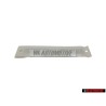 Audi Original QUATTRO Trasero Rotulo Insignia Emblema Cromo - 8D5853737F 2ZZ