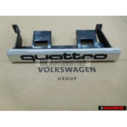 Audi Original QUATTRO Frente Rotulo Insignia Emblema Cromo - 8L0853736B 2ZZ