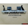 Audi Original QUATTRO Frente Rotulo Insignia Emblema Cromo - 8L0853736B 2ZZ