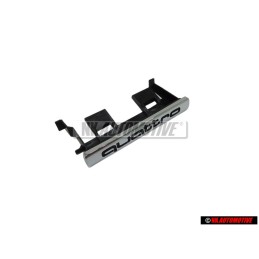 Audi Original QUATTRO Frente Rotulo Insignia Emblema Cromo - 8L0853736B 2ZZ