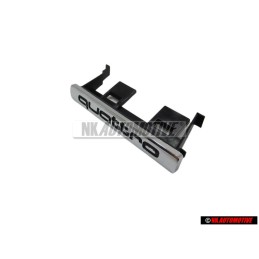 Audi Original QUATTRO Frente Rotulo Insignia Emblema Cromo - 8L0853736B 2ZZ