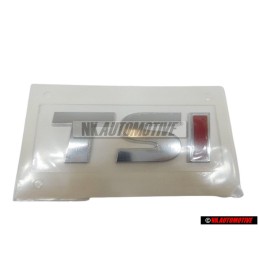VW Original TSI Trasero Rotulo Insignia Emblema Cromo Rojo - 5K0853675M GQF