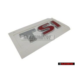 VW Original TSI Trasero Rotulo Insignia Emblema Cromo Rojo - 5K0853675N GQF