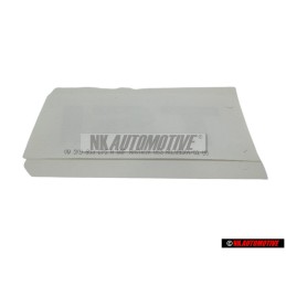 VW Original TSI Trasero Rotulo Insignia Emblema Cromo Rojo - 5K0853675N GQF