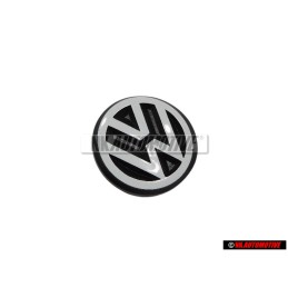 VW Original Trasero Simbolo Insignia Emblema Negro Blanco - 191853601B QK6