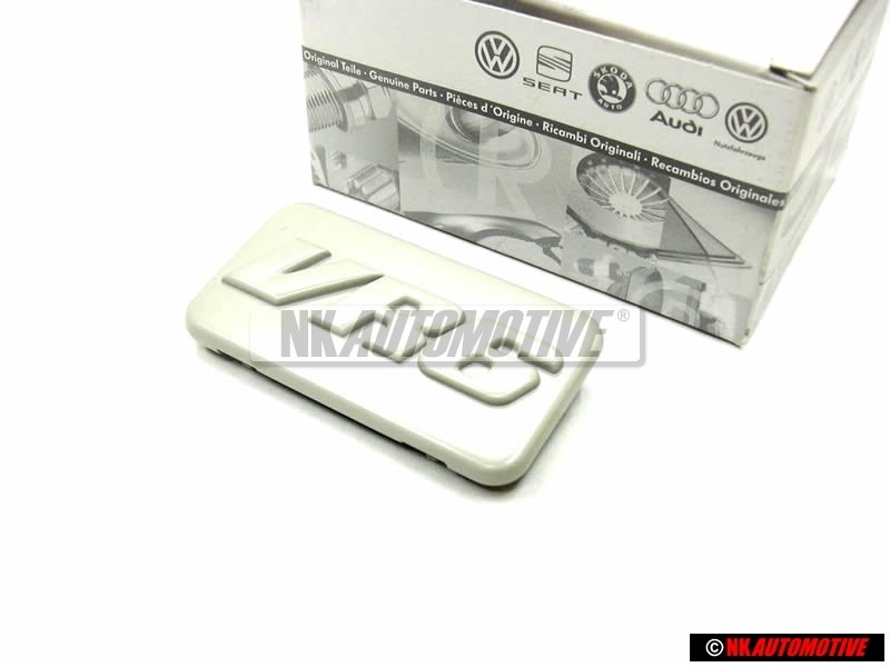 VW Original VR6 Lado Rotulo Insignia Emblema PrimeRojo - 357853688F GRU