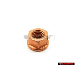 VW Original Tuerca De Collar Hexagonal, Autoasegurante - N 91130801