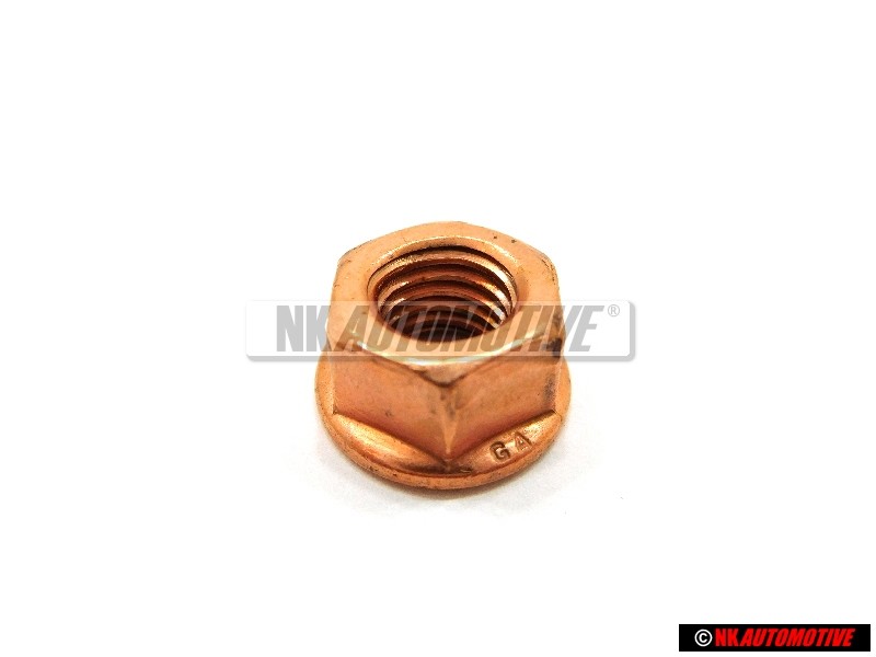 VW Original Tuerca De Collar Hexagonal, Autoasegurante - N 91130801