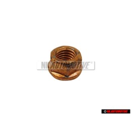 VW Original Tuerca De Collar Hexagonal, Autoasegurante - N 91130801