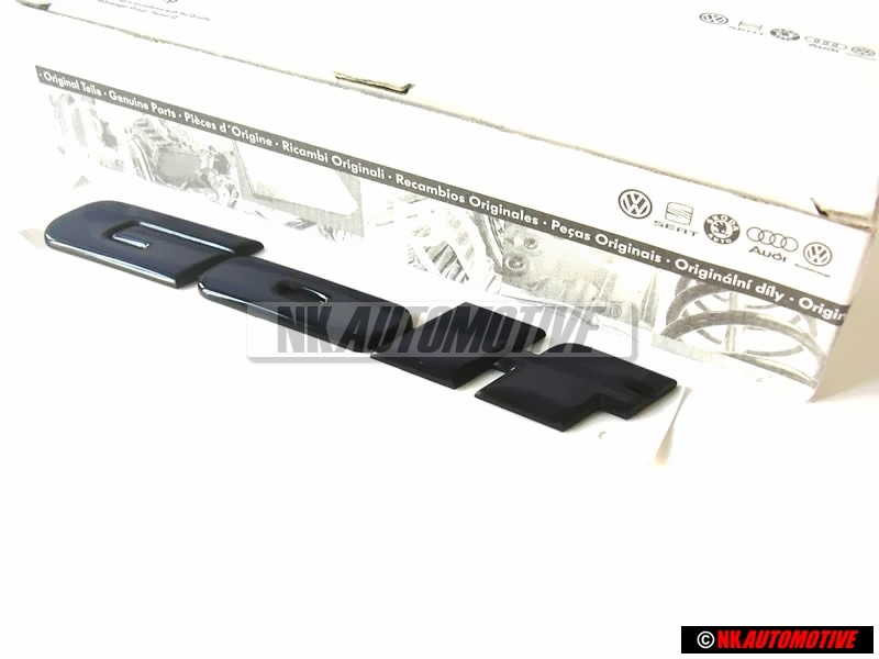 VW Original GOLF Trasero Rotulo Insignia Emblema Dark Azul - 1H6853687T DXJ