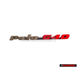 VW Original POLO G40 Trasero Rotulo Insignia Emblema Cromo Rojo - 871853687E VD9